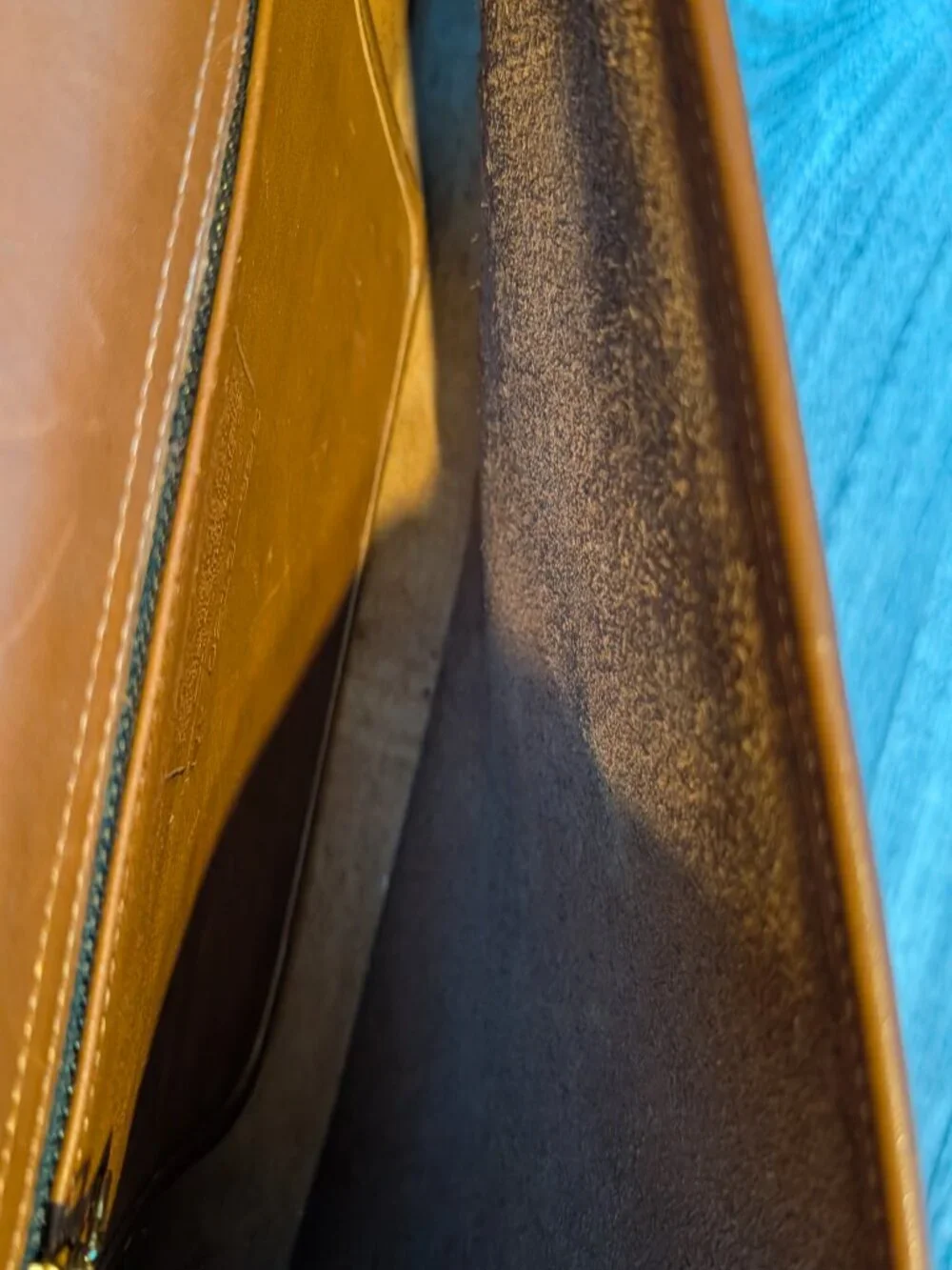 Vintage Coach Lexington Style Leather Briefcase - British Tan